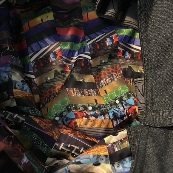 Men’s Under Armour Gray Nylon & Polyester Ski Pants with Suspenders Size Large - Picture 11 of 11